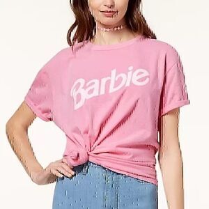 NWT Barbie x Love Tribe Barbie Pink Tee‎ Shirt Medium